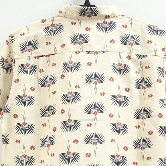 Bridge & Burn The bea Shirt Top Short Sleeve Buttondown Floral Printed M 283550 - Picture 9 of 13